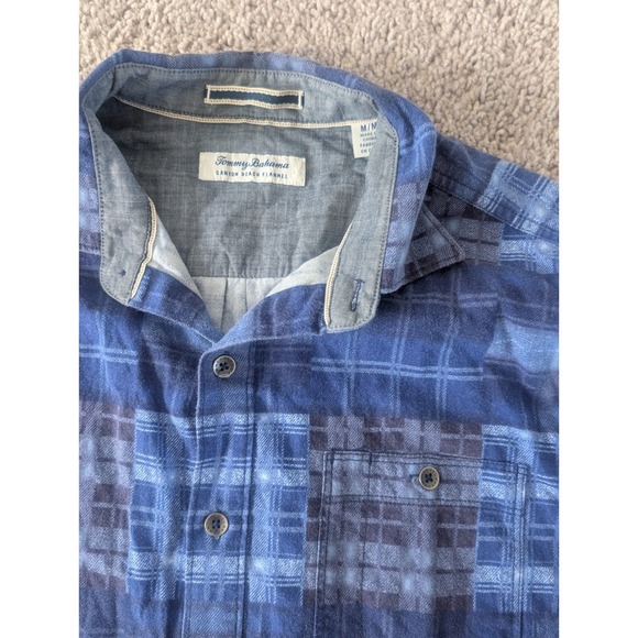 Tommy Bahama Other - Tommy Bahama Button Up Shirt Canyon Beach Flannel Tartan Plaid Men's Medium